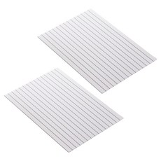 아메리칸로드 모던 줄무늬 서양식 테이블매트 HR2739, 심플라인화이트, 2개, 45 x 30 cm
