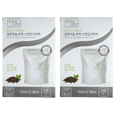요리를그리다 알루미늄 은박 스탠딩지퍼백, 소(S), 10개입, 2개