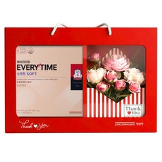 에브리타임 소프트 10ml x 10p x 3개 + 플라워 박스 선물 세트 + 쇼핑백, 1세트