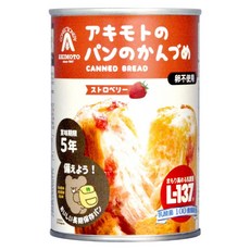 Akimoto 罐裝麵包 草莓口味, 100g, 1個
