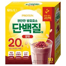 담터 편안한 발효효소 단백질밀 팥맛 10T, 250g, 1개