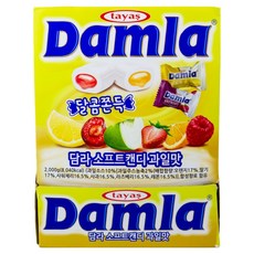 담라 소프트캔디 과일맛 옐로우, 2kg, 1개