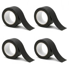 알뜨리 미끄럼방지 테이프, 블랙, 4개