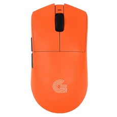 지클릭커 슈퍼히어로 매크로 8K 무선 블루투스 게이밍 마우스, SP109, 오렌지