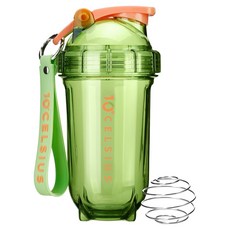 10도씨 트라이탄 불릿쉐이커 + 스트랩 세트, 1세트, 500ml, 라임