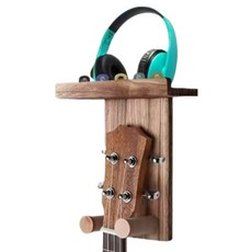 Yeeun Homesys 壁掛式吉他樂器支架 棕色