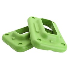 넥스픽 성인용 에어로빅 스텝박스 받침 2p, 라임그린