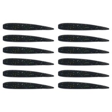 다미끼 배스 스팅거 75mm, 014 BLACK MIX FLAKE, 12개, 5g