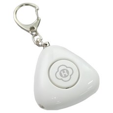 히키스 여성용 여행자 응급상황 호신용 강력알림 경보기 화이트, 1개