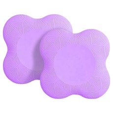 우현더넥스트 요가 팔꿈치 무릎 손목 보호 매트, 퍼플, 2개