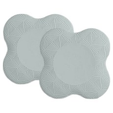 우현더넥스트 요가 팔꿈치 무릎 손목 보호 매트, 그레이, 2개