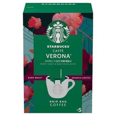 스타벅스 드립백 카페 베로나, 9g, 5개입, 1개