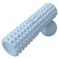 레인보우 요가 스트레칭 폼롤러, 스카이블루, 1개