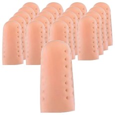 하임베르 손가락 발가락 보호 통풍 실리콘 골무, 스킨, 20개