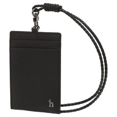 헤지스 BASIC 솔리드 목걸이형 카드홀더 HJHO6E605BK