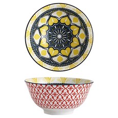 프렌치마르스 엔틱 북유럽 패턴 세라믹 면기 MMM3736, E타입, 1개