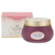 사봉 2 in 1 페이스 폴리셔 클렌즈 & 폴리쉬 컴포팅 로즈, 1개, 125ml