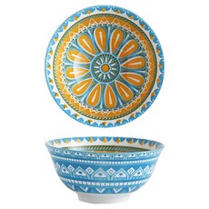 프렌치마르스 엔틱 북유럽 패턴 세라믹 면기 MMM3736, C타입, 1개