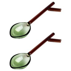 이첸도르프 그린가든 글라스 티스푼 그린, 2개, 단품 2개, 단품