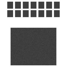 올커버 연마용 재단 사포 5000방, 15개