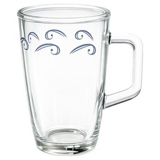 바칠레 손잡이 빅 머그컵 530ml, 아르코 블루, 1개