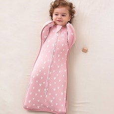Starbean 新生兒用雙拉鍊圖案柔軟包巾 S