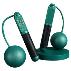 624C 스마트 카운팅 무선 볼 줄넘기, 06 다크그린, 1개
