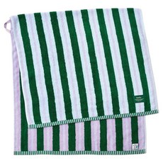 Modern House STF 春季雙條紋浴巾 460g 30支精梳棉 70 x 140 cm, 綠色, 1個