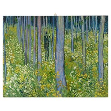 키다리시계 반고흐 관목속의 두 연인 명화 인테리어 액자 kisn125