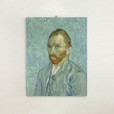 키다리시계 명화 인테리어 액자 반고흐 자화상3 kisn129, 없음