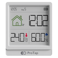 ProTap 浦拓 E1C 溫濕度計 PRTETP04, 白色, 1個