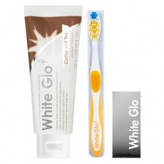 White Glo 咖啡茶漬特效牙膏 附牙刷 + 牙縫刷, 150g, 1套