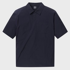 폴햄 남성용 쿨무브 우븐 카라형 반팔 티셔츠