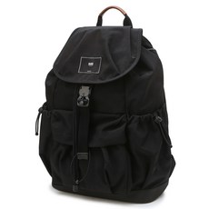 DAKS 氣球造型翻蓋防潑水塗層尼龍後揹包 DBBA6E650BK