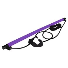포유리빙 다기능 휴대용 필라테스 바, 02 퍼플, 1개