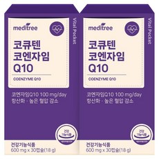 meditree Vital Pocket Q10 輔酶 Q10 18g, 2個, 30錠