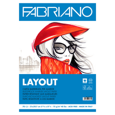 FABRIANO Boutique Layout 素描本 02 上方裝訂 75g