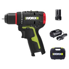 WORX 충전드릴 12V 2.0Ah BL WU130X.1, 1개