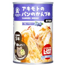 Akimoto 罐裝麵包 藍莓口味, 100g, 1個
