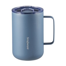 Corelle Brands 康寧餐具 SNAPWARE 鋅 light 輕瓷不鏽鋼保溫保冰辦公杯, 湖泊藍, 1個, 620ml