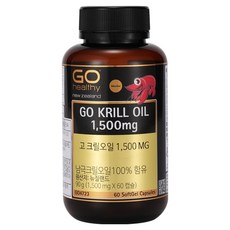 고헬씨 고 크릴오일 90g, 60정, 1개