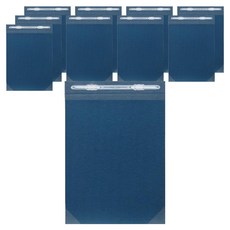 MUNHWA FILING SYSTEM 紙質活頁扣封面 A4 F297-7, 10個, 藍色