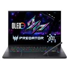 acer 宏碁 Predator 筆記型電腦 14.5吋 2.8K 120Hz 觸控 OLED Intel Core Ultra 9 288V NVIDIA RTX 5070 8G, 黑色, PT14-52T-981E, 1TB, 32GB, Windows 11 家用版