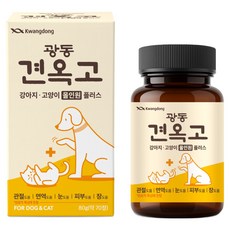 광동제약 견옥고 반려동물 관절 면역 눈 장건강 올인원플러스 영양제 80g, 1개, 종합영양제, 70정