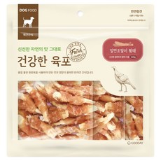 굿데이 강아지 건강한 육포, 칠면조말이 황태, 240g, 1개