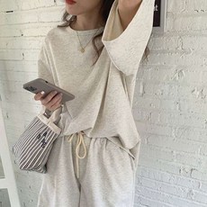 The Flow Commerce 女款寬鬆版型日常居家外出服運動上下套裝