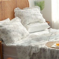 아망떼 메르시 시어서커 리플 여름 홑이불 패드세트