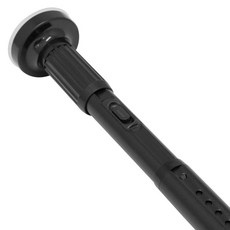 더원홈데코 프리미엄 초강력 원터치 압축봉 32mm, 블랙