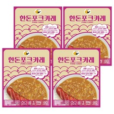 고레카레 한돈포크카레, 4개, 200g