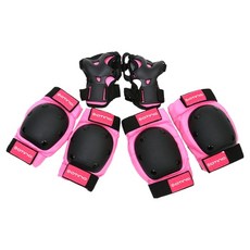 아티나 보호대 손목 2p + 팔꿈치 2p + 무릎 2p 세트 KS-305, 핑크, 1세트